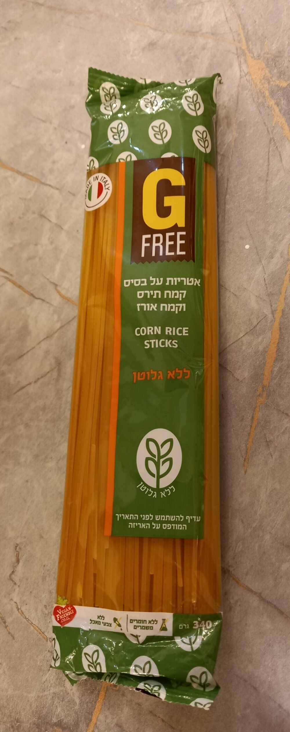 معكرونه من دقيق الذره والاز بدون جلوتين