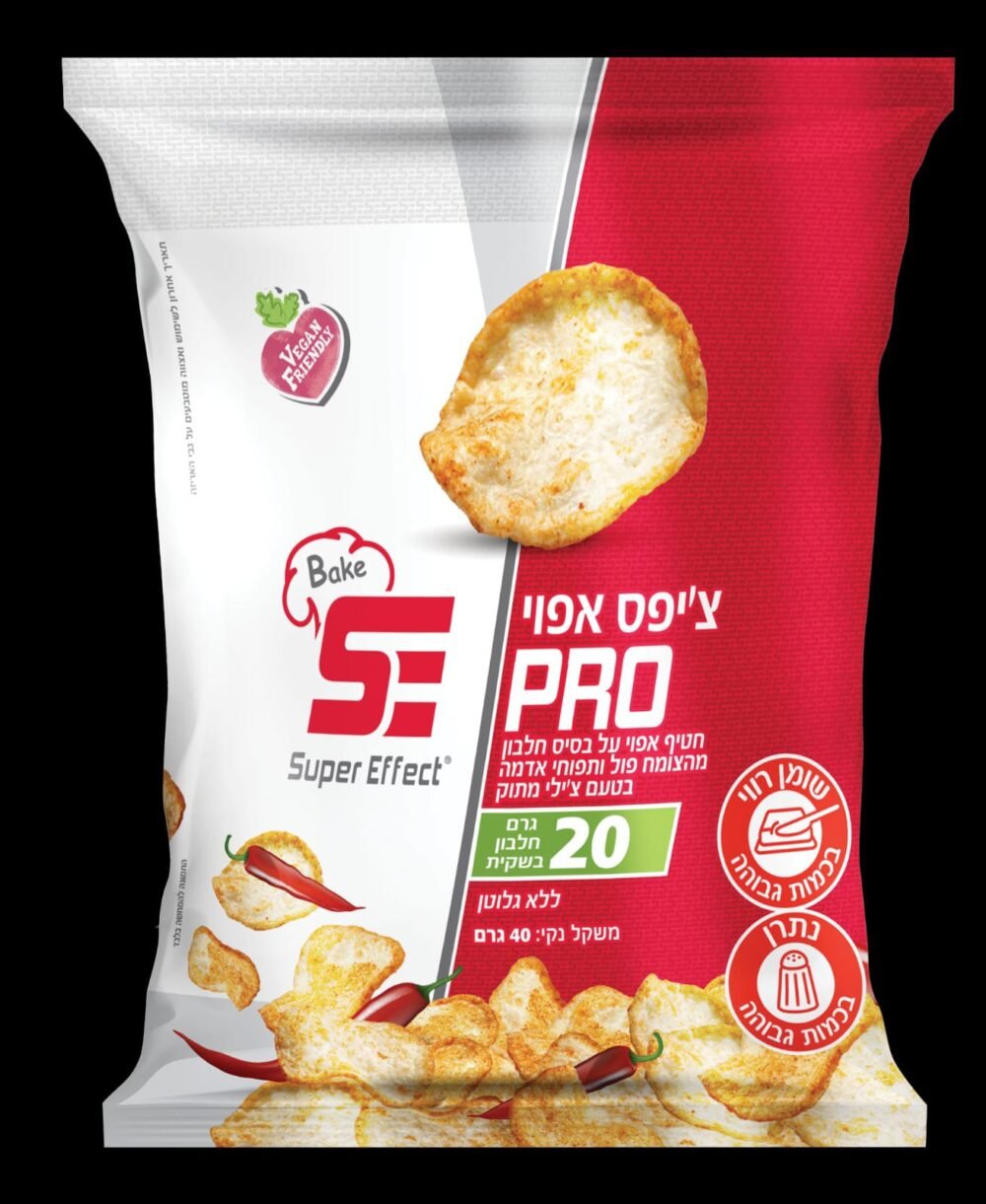 رقائق بطاطا مشويه بروتين20 بدون جلوتين