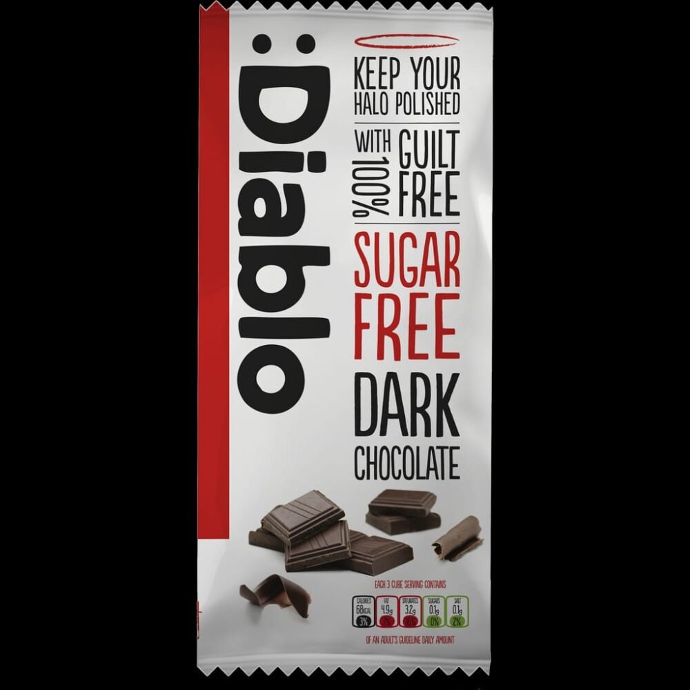 شوكلاطه داكنه ديابلو بدون سكر