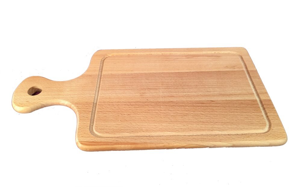 ⁦صينية مع مقبض خشبي⁩ - الصورة ⁦2⁩